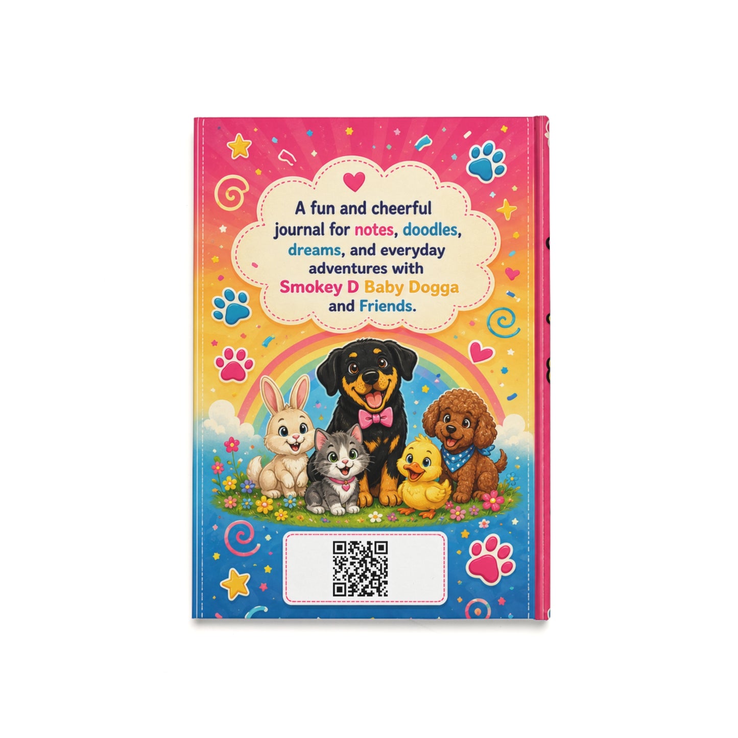 Smokey D Baby Dogga & Friends Hardcover Journal — Dream, Doodle, Write