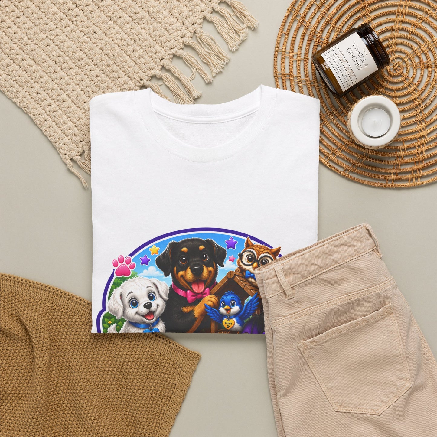 Smokey D Baby Dogga Moon Mission Unisex Heavy Cotton T-Shirt
