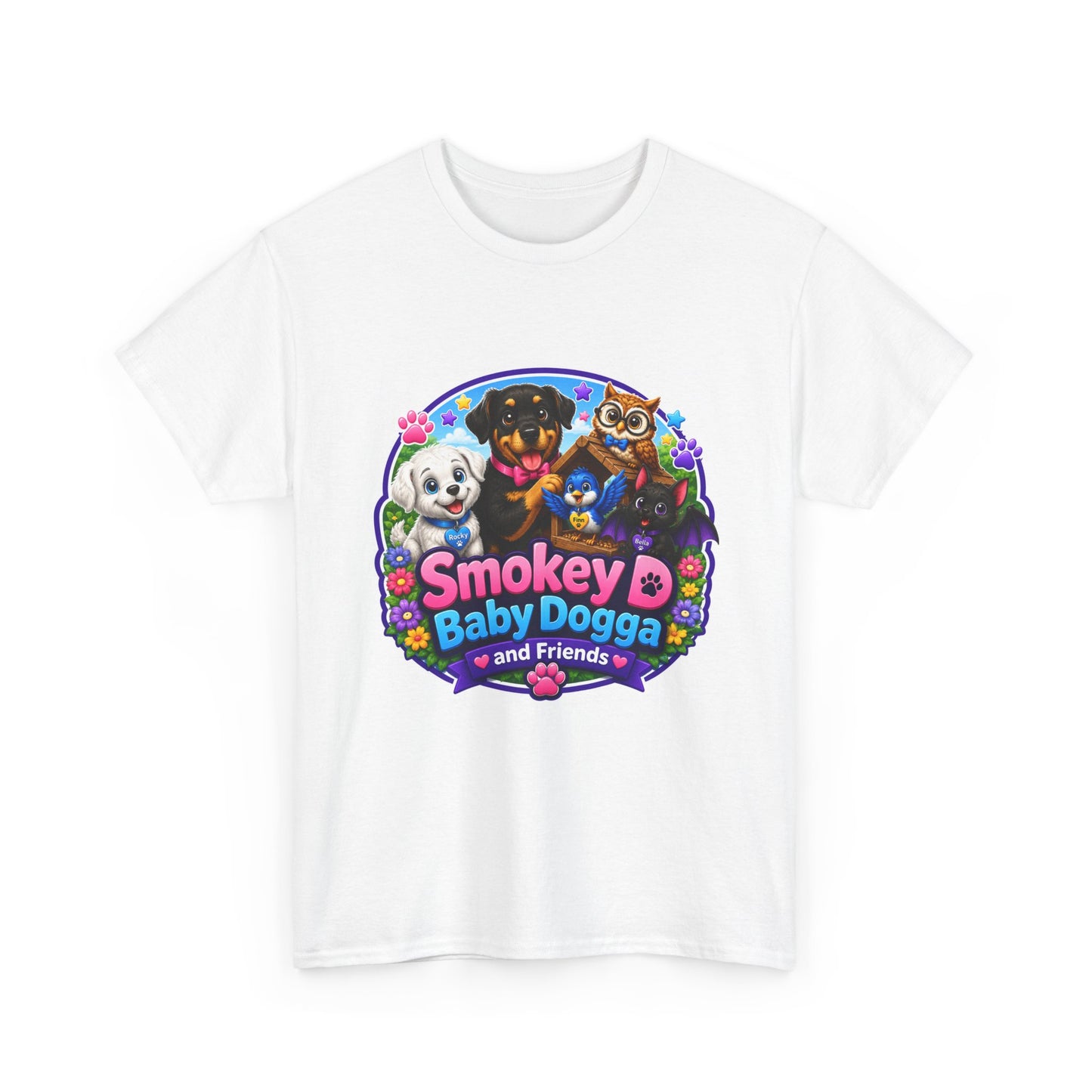 Smokey D Baby Dogga Moon Mission Unisex Heavy Cotton T-Shirt