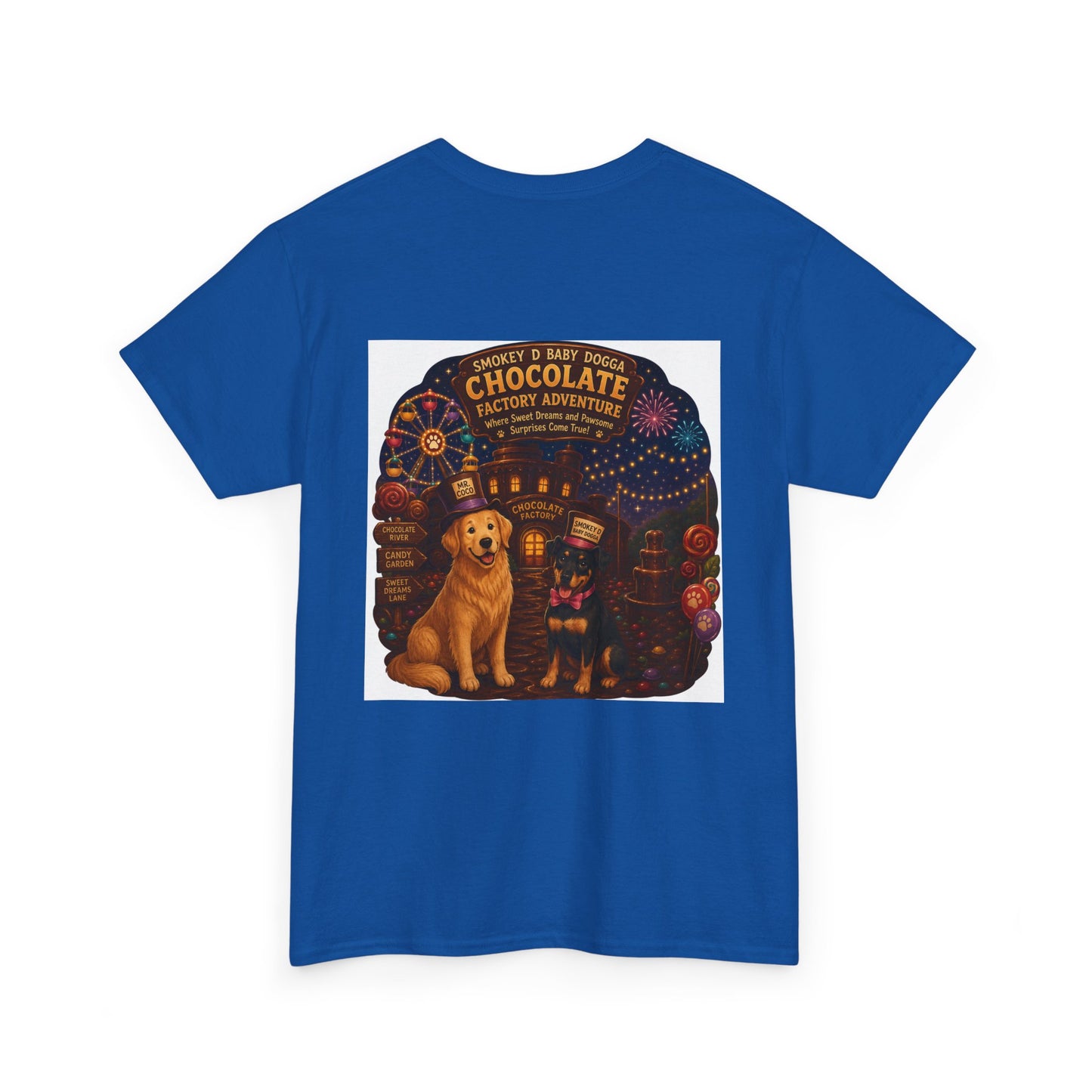 Smokey D Baby Dogga Chocolate Factory Unisex Heavy Cotton T-Shirt