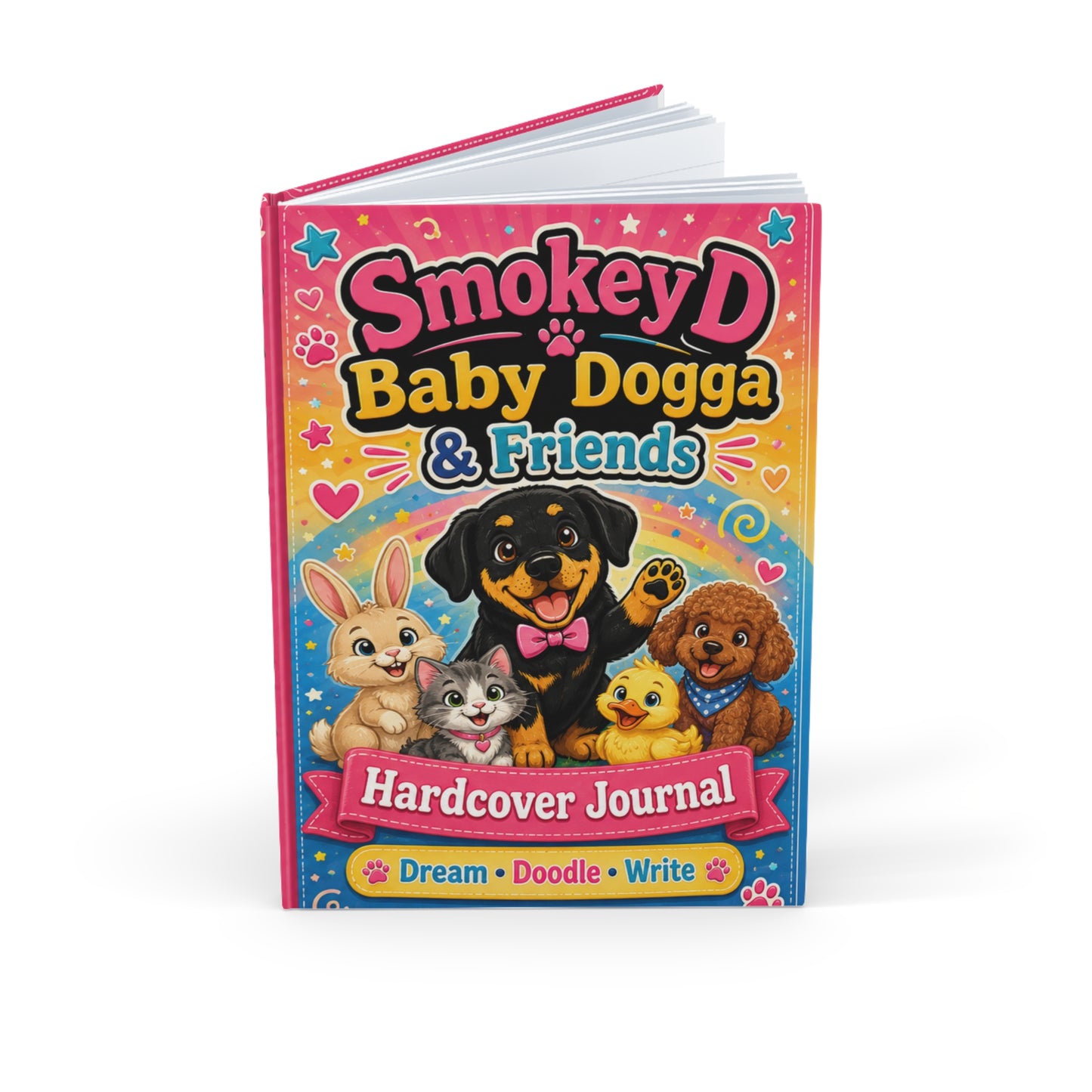 Smokey D Baby Dogga & Friends Hardcover Journal — Dream, Doodle, Write