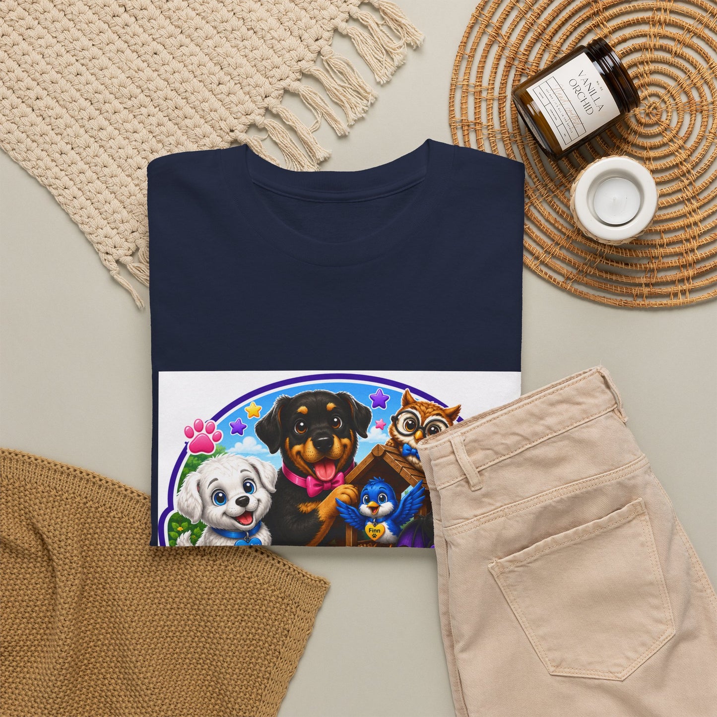 Smokey D Baby Dogga Moon Mission Unisex Heavy Cotton T-Shirt