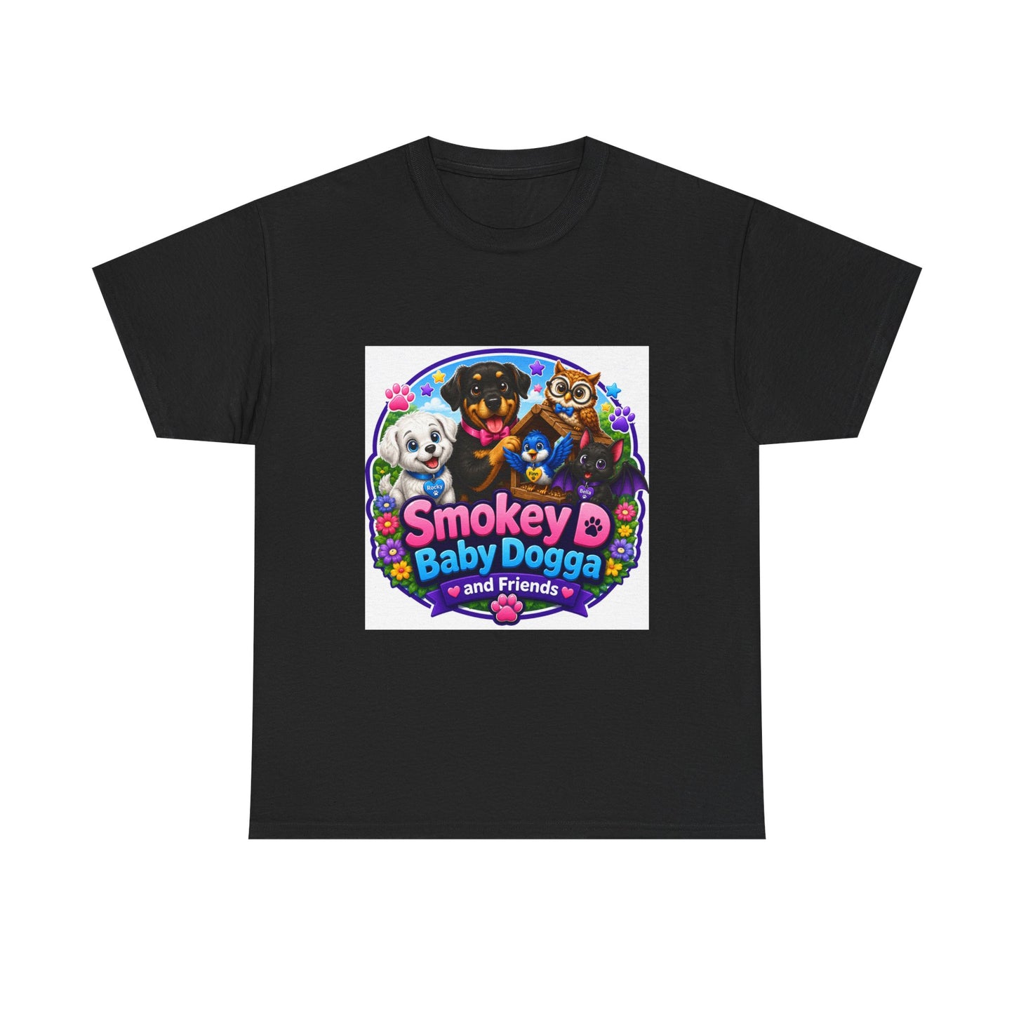 Smokey D Baby Dogga Awaits Mail Lady Ronnie T-Shirt – Gildan 5000 Heavy Cotton Tee