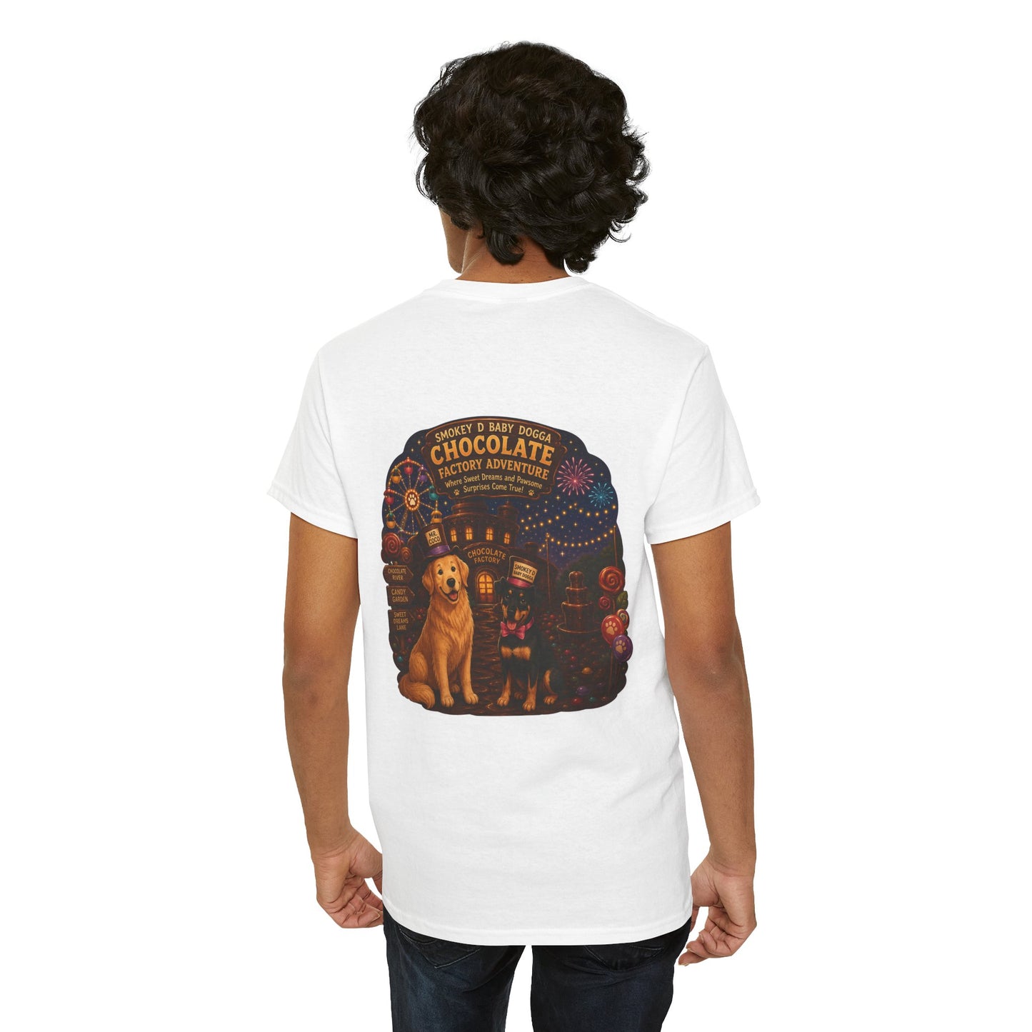 Smokey D Baby Dogga Chocolate Factory Unisex Heavy Cotton T-Shirt