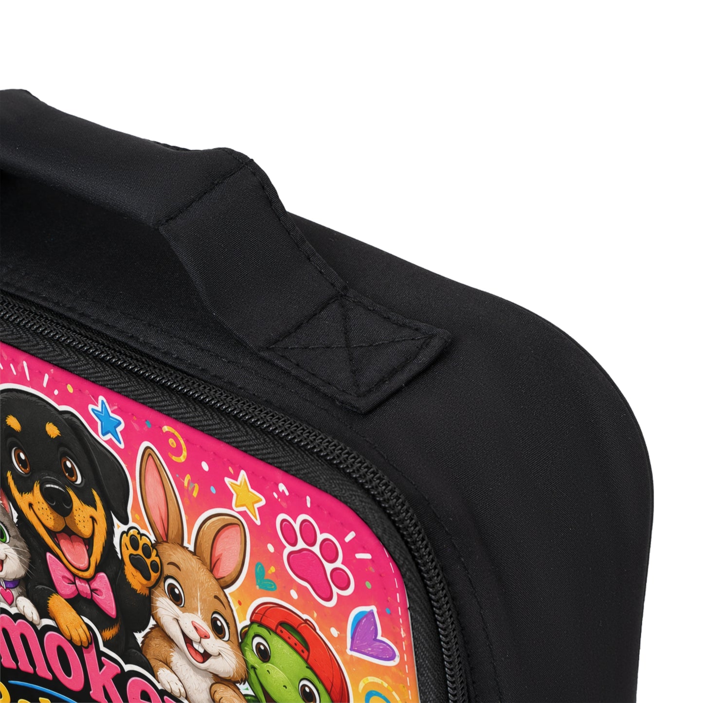 Smokey D Baby Dogga & Friends Lunch Bag — Colorful Kids School Lunch Tote