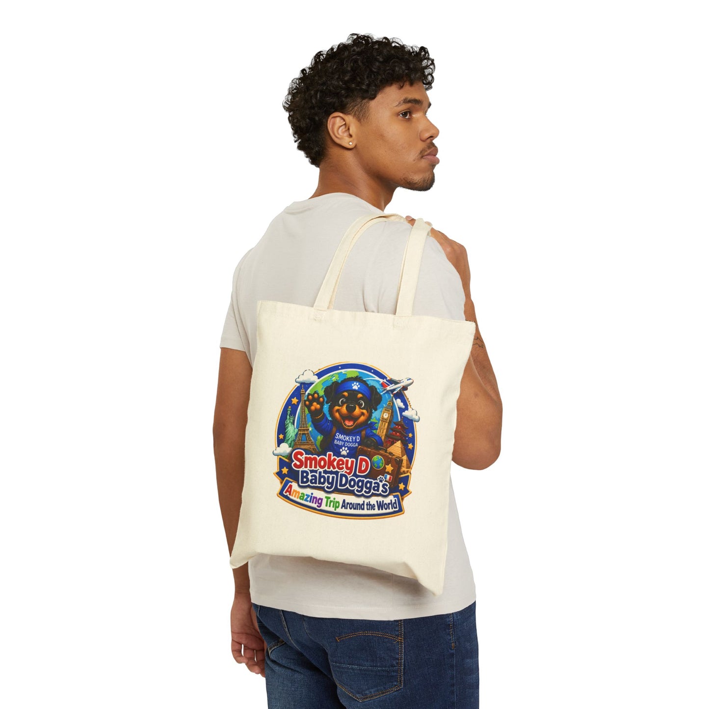 Smokey D Baby Dogga’s Amazing Trip Around the World Tote Bag
