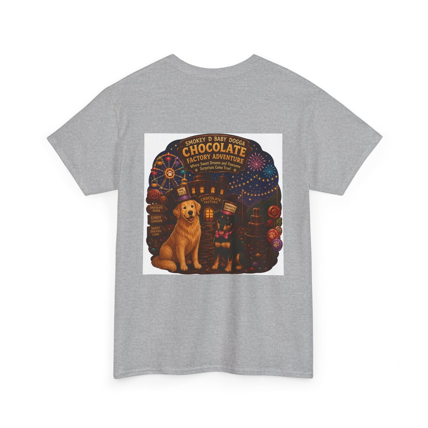 Smokey D Baby Dogga Chocolate Factory Unisex Heavy Cotton T-Shirt