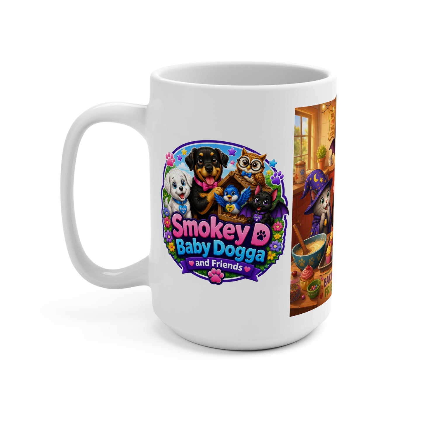 Smokey D Baby Dogga's Cooking Adventure Mug – 15oz | Fun Baking & Cupcake Coffee Mug