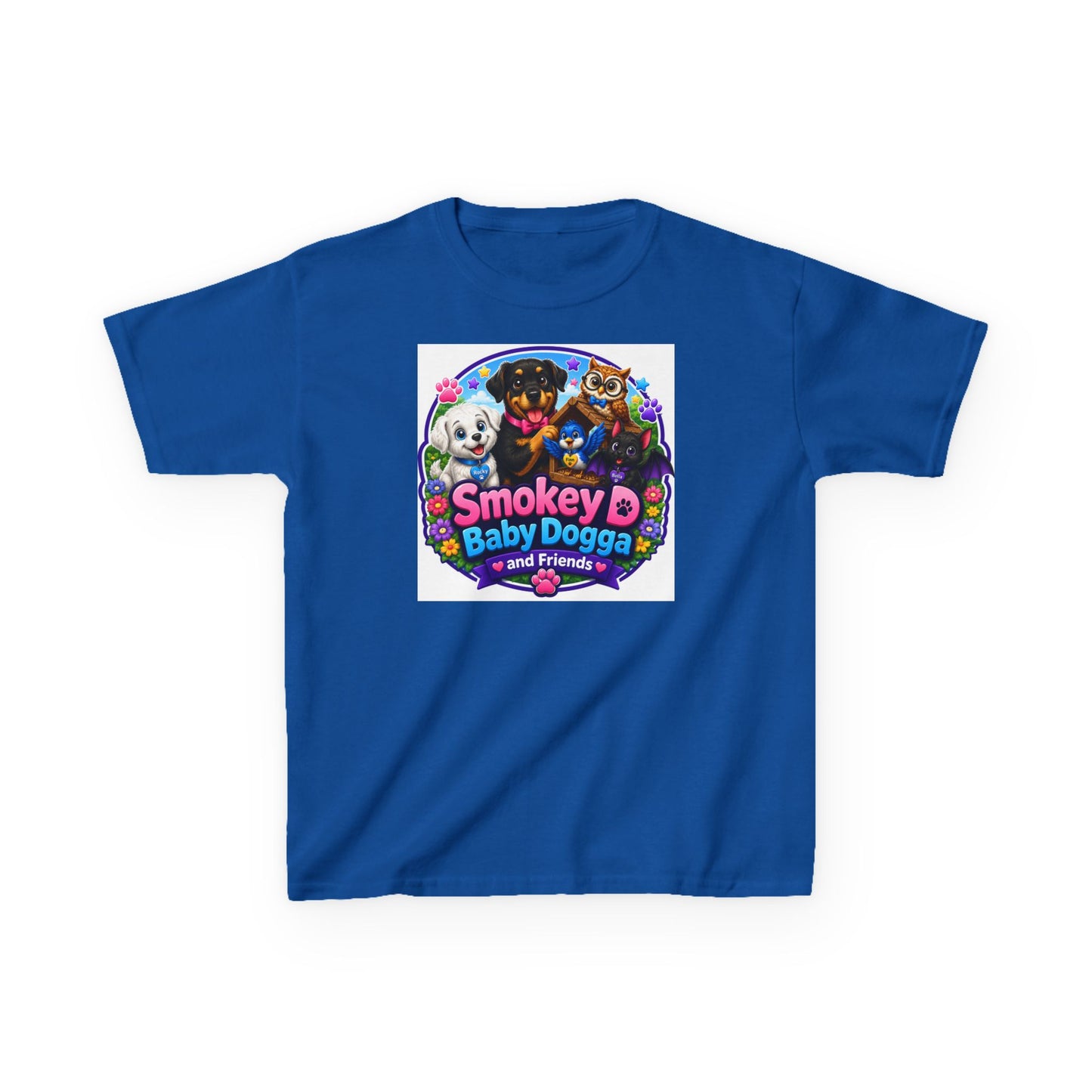 Smokey D Baby Dogga’s Lake Adventure Youth T-Shirt – Gildan 5000B Heavy Cotton Tee