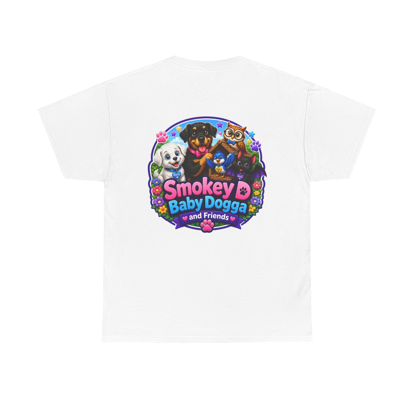 Smokey D Baby Dogga Polar Express Christmas T-Shirt – Gildan 5000 Heavy Cotton Tee