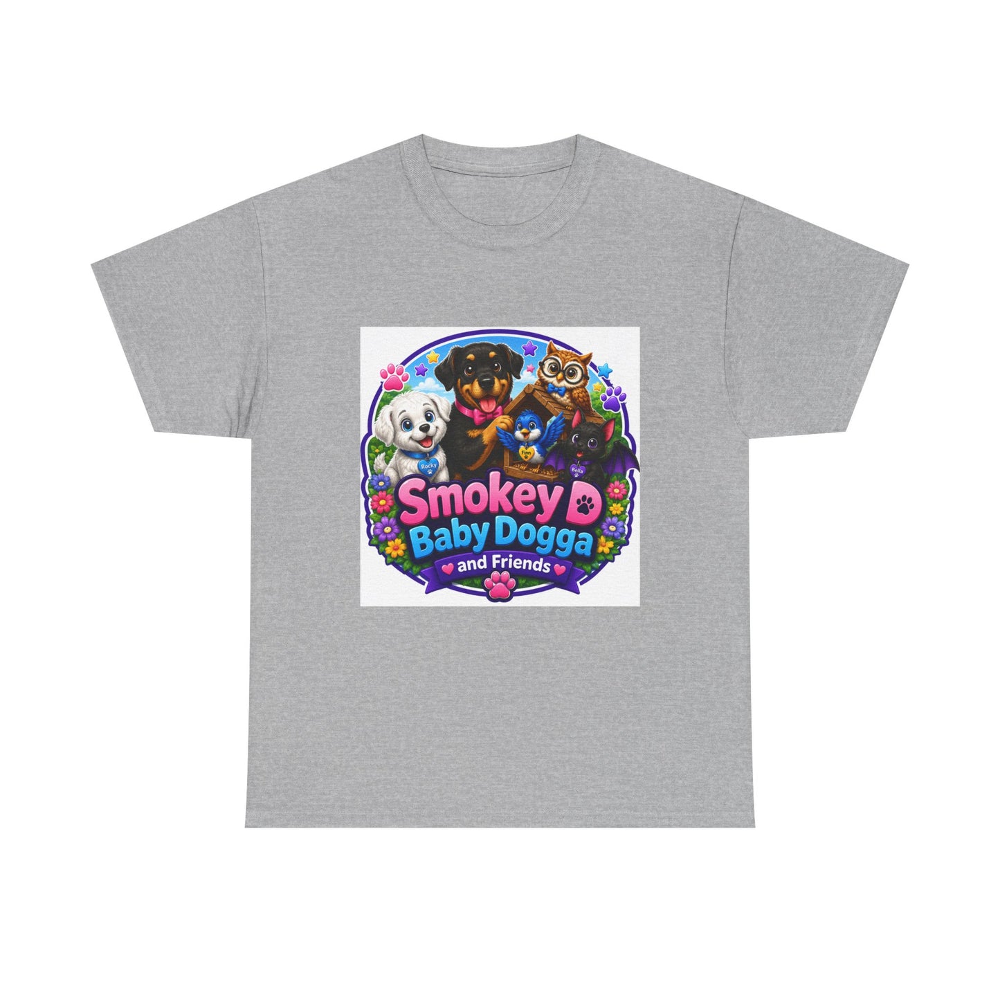 Smokey D Baby Dogga Moon Mission Unisex Heavy Cotton T-Shirt