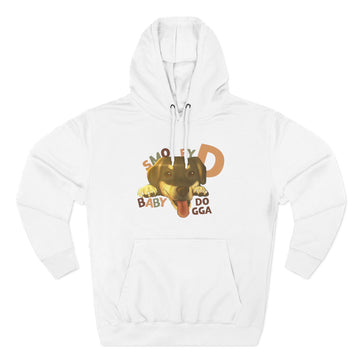 Three-Panel Fleece Hoodie