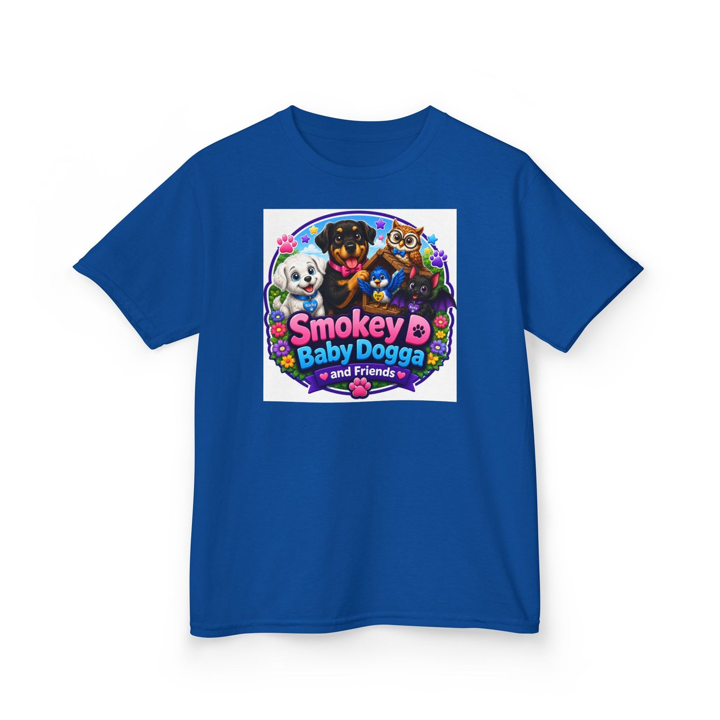 Smokey D Baby Dogga’s Lake Adventure Youth T-Shirt – Gildan 5000B Heavy Cotton Tee