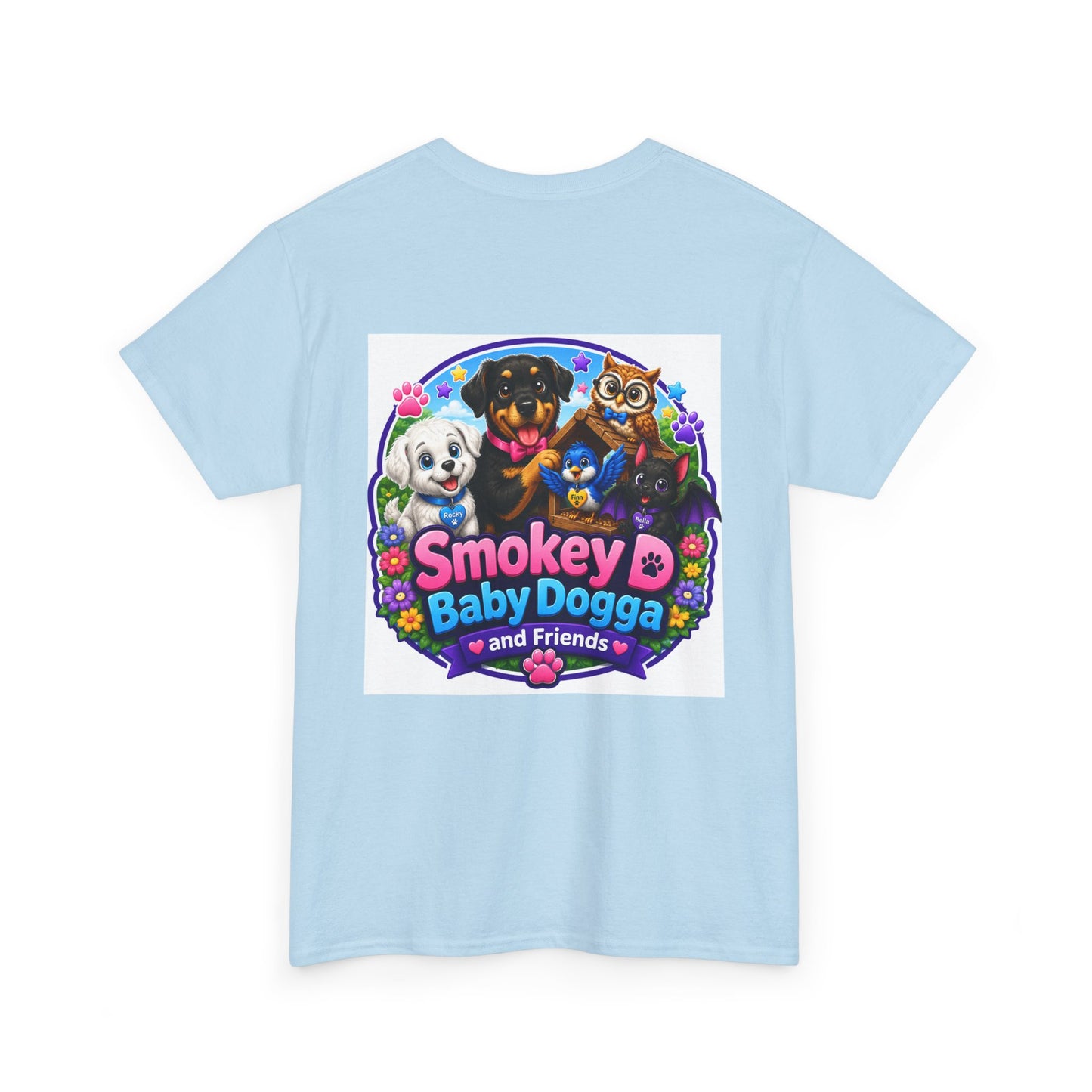 Smokey D Baby Dogga Polar Express Christmas T-Shirt – Gildan 5000 Heavy Cotton Tee