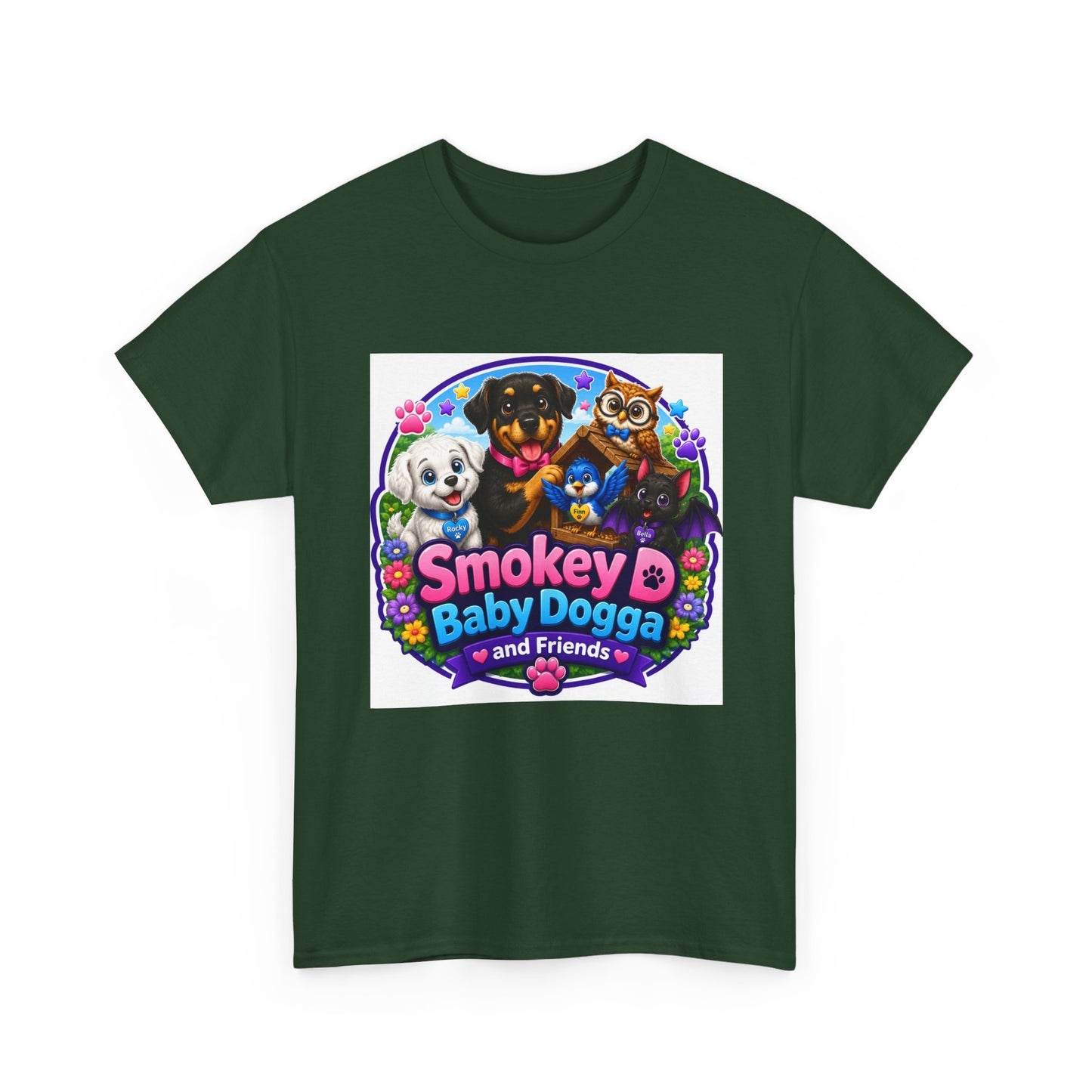 Smokey D Baby Dogga's Cooking Adventure T-Shirt – Gildan 5000 Heavy Cotton Tee