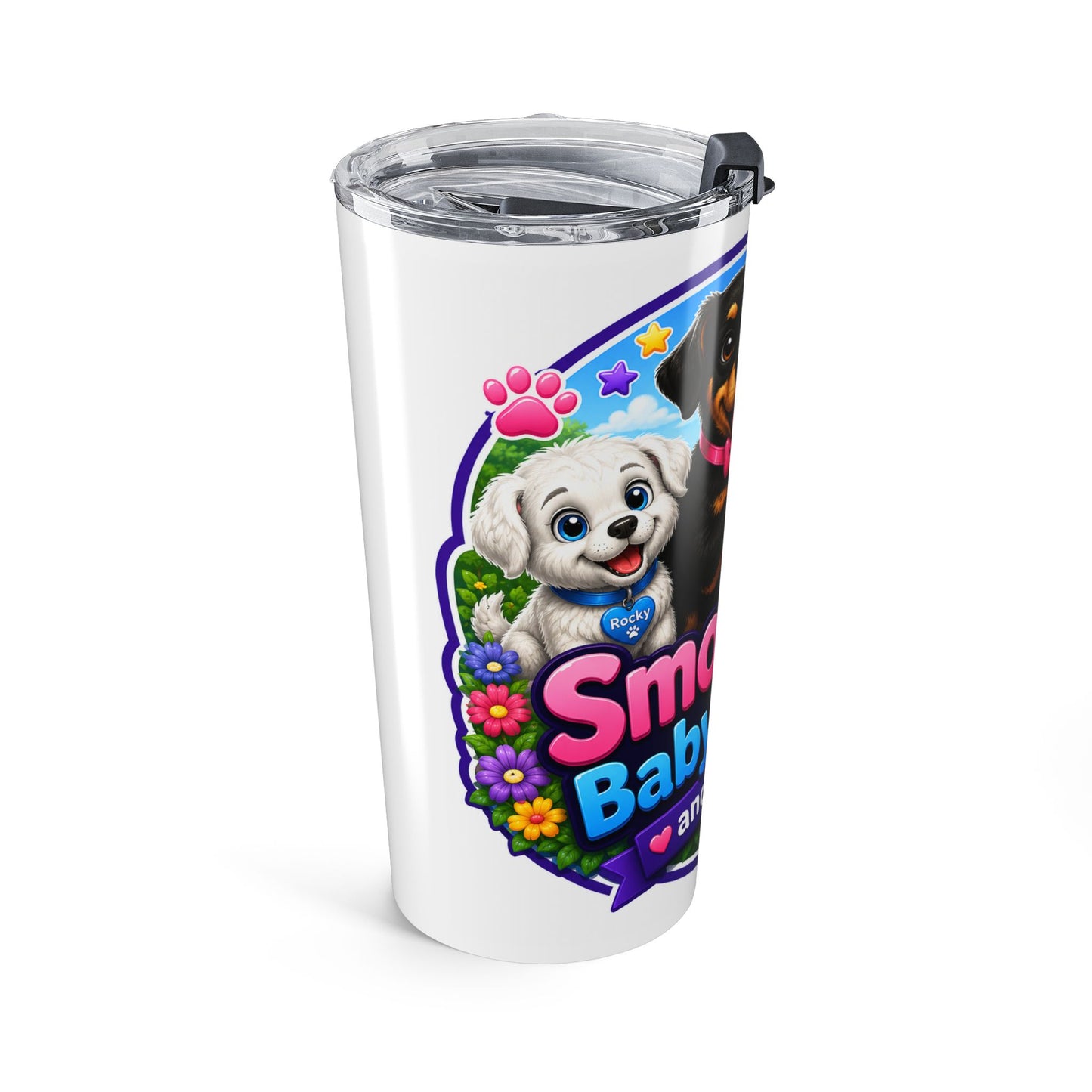 Smokey D Baby Dogga Tumbler 20oz — Smokey & Friends Cute Puppy Travel Cup