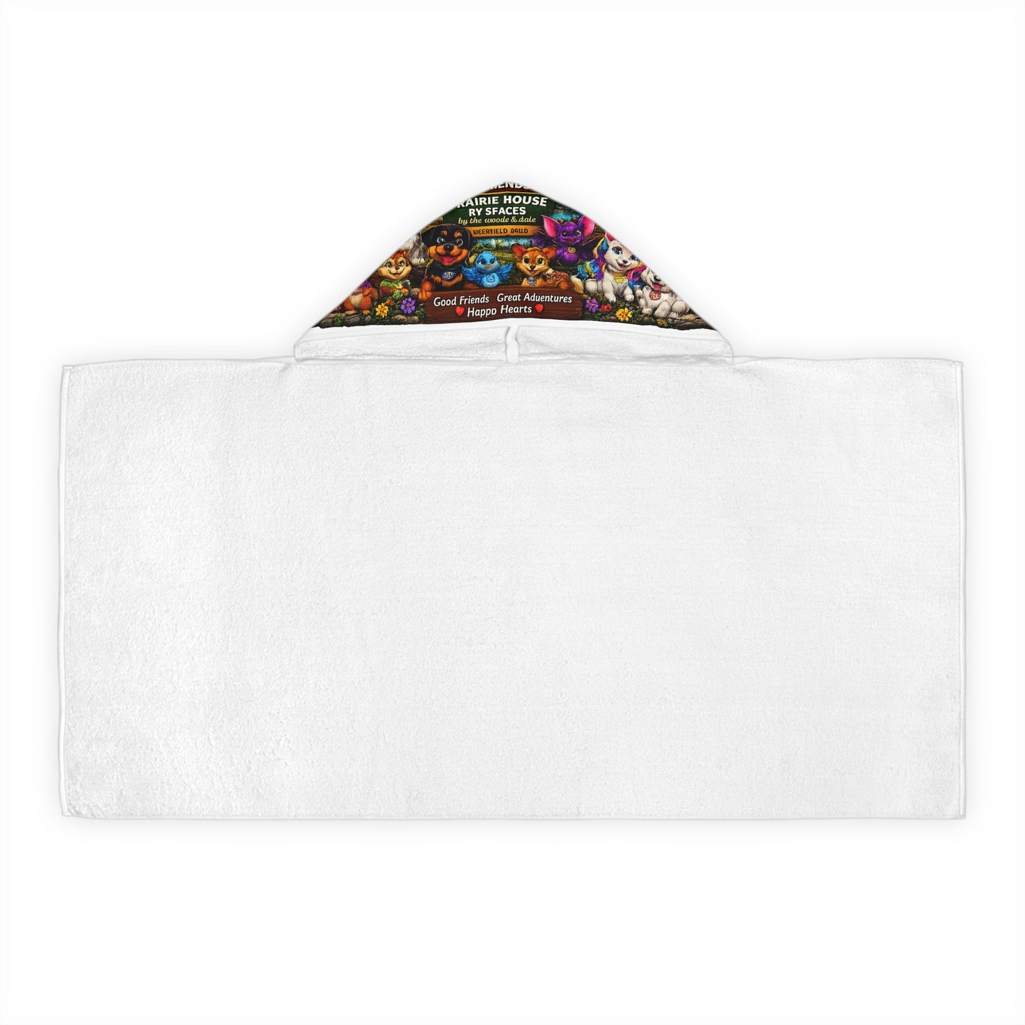 Smokey D Baby Dogga & Friends Youth Hooded Towel – Prairie House RV Spaces Kids Beach Towel