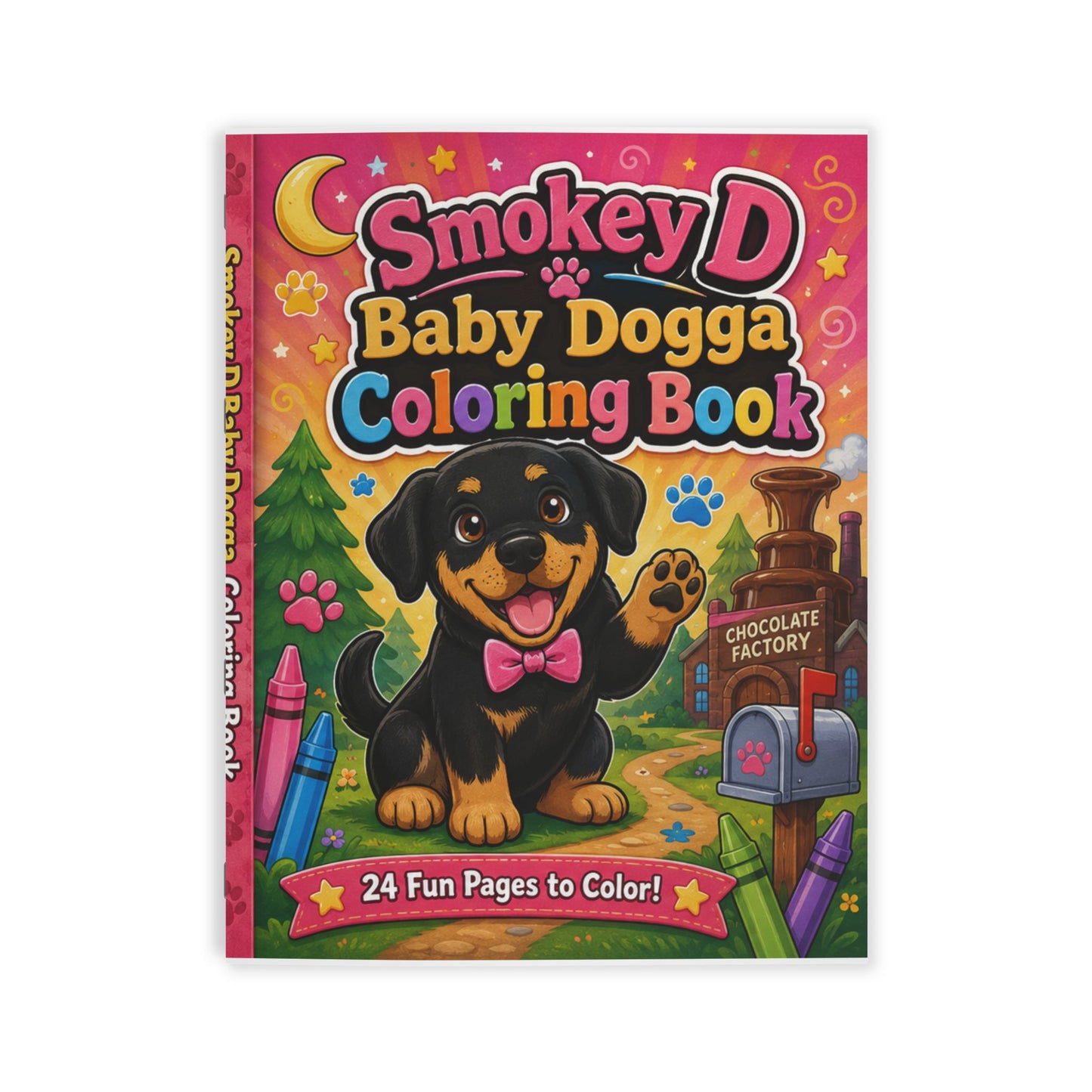 Smokey D Baby Dogga Coloring Book – 24 Fun Coloring Pages for Kids | Cute Puppy Adventure Coloring Book