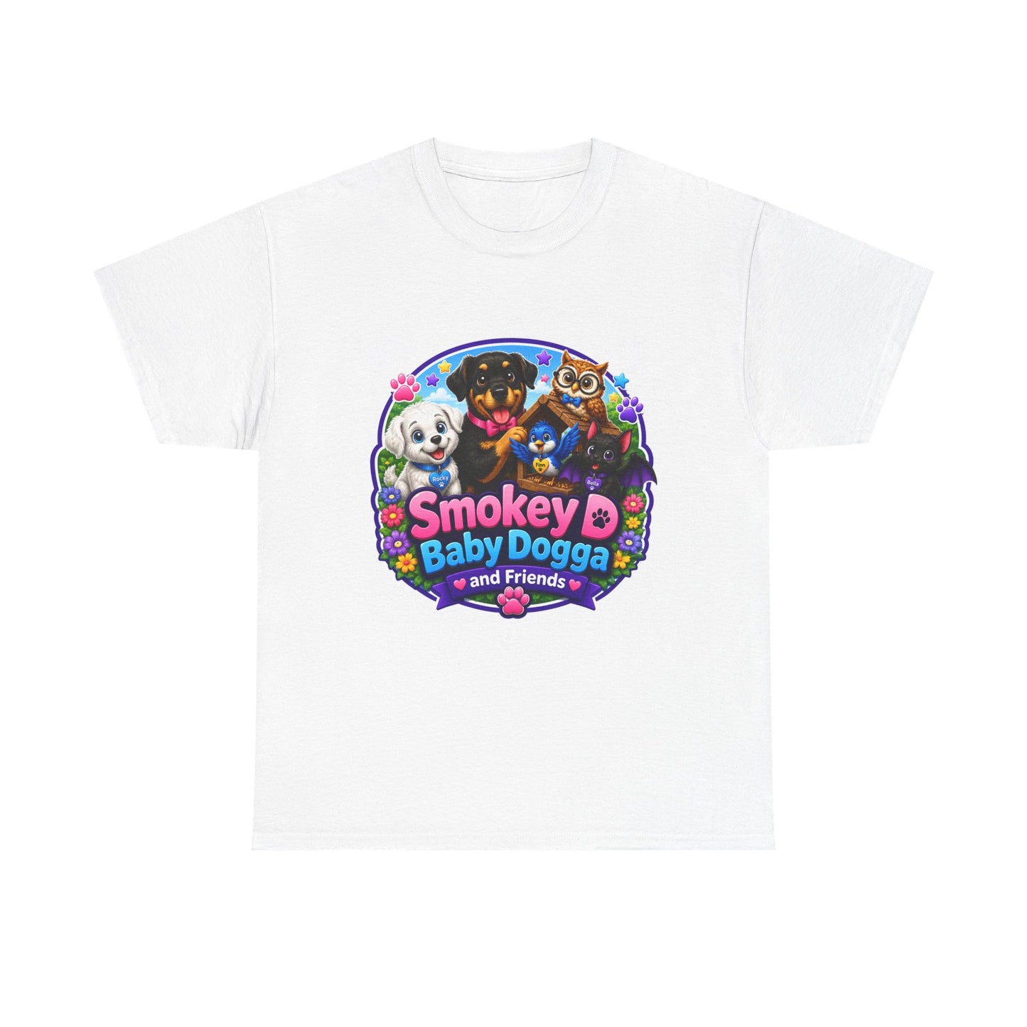 Smokey D Baby Dogga Moon Mission Unisex Heavy Cotton T-Shirt