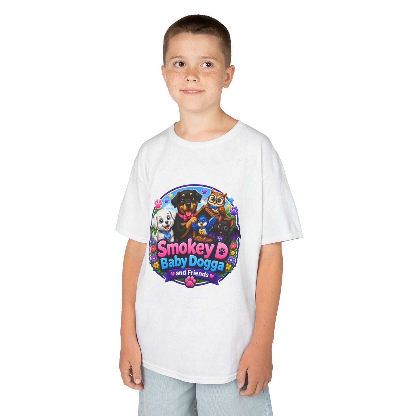 Smokey D Baby Dogga Chocolate Factory Kids Heavy Cotton Tee – Fun Children’s Graphic T-Shirt