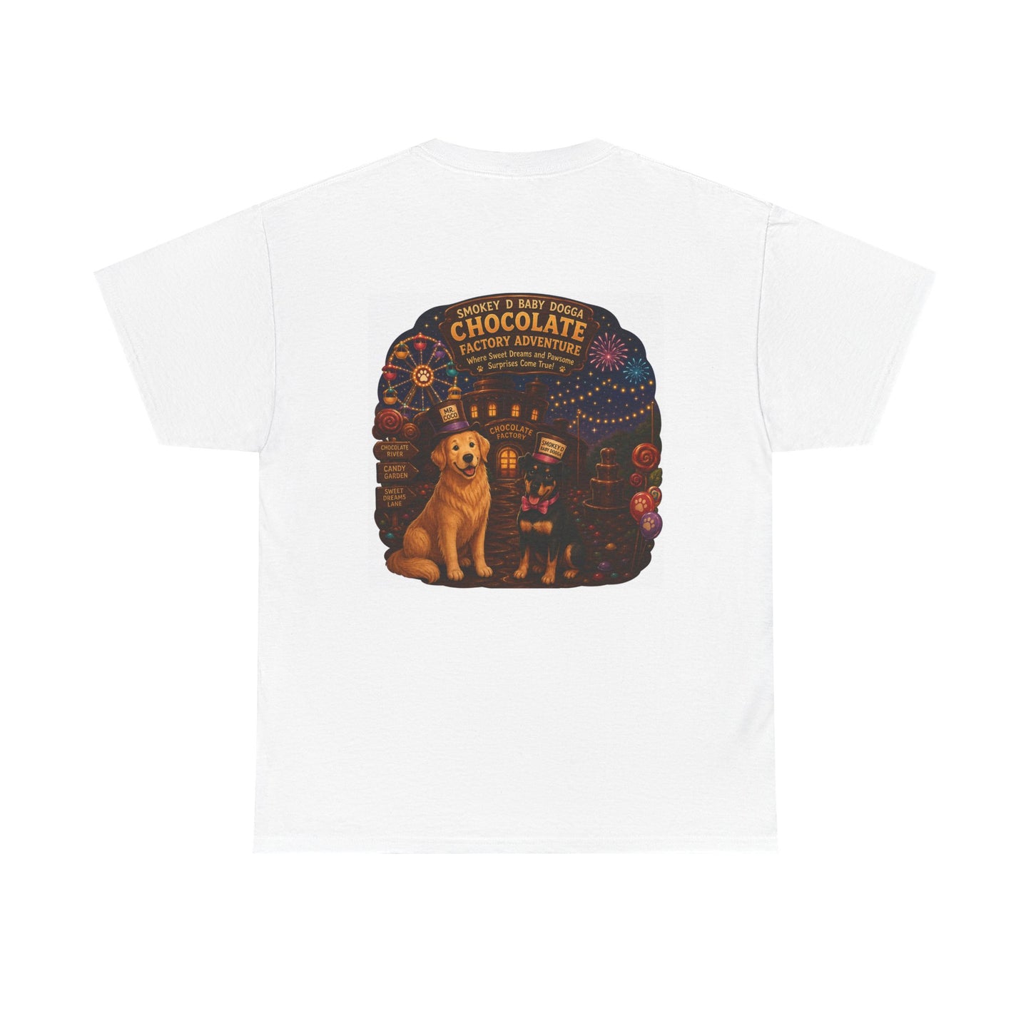 Smokey D Baby Dogga Chocolate Factory Unisex Heavy Cotton T-Shirt