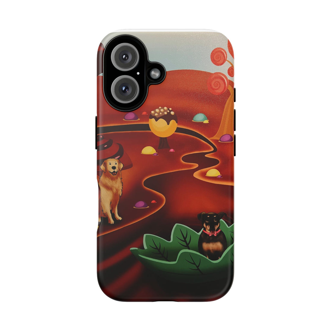 Colorful Dog-Themed Phone Case, Tough Cases for Pet Lovers, Unique Gift for Dog Owners, Cute Animal Art, Fun & Functional Cell Phone Cover