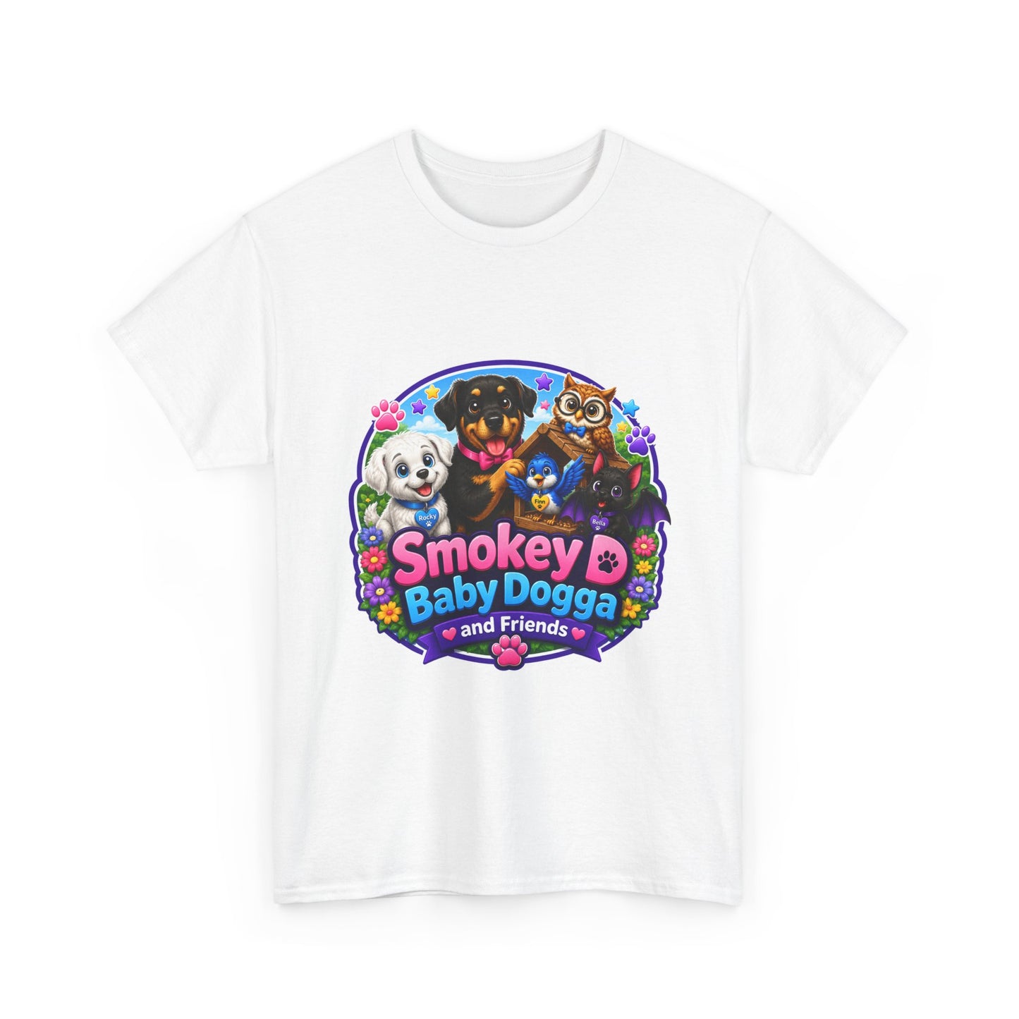 Smokey D Baby Dogga Awaits Mail Lady Ronnie T-Shirt – Gildan 5000 Heavy Cotton Tee