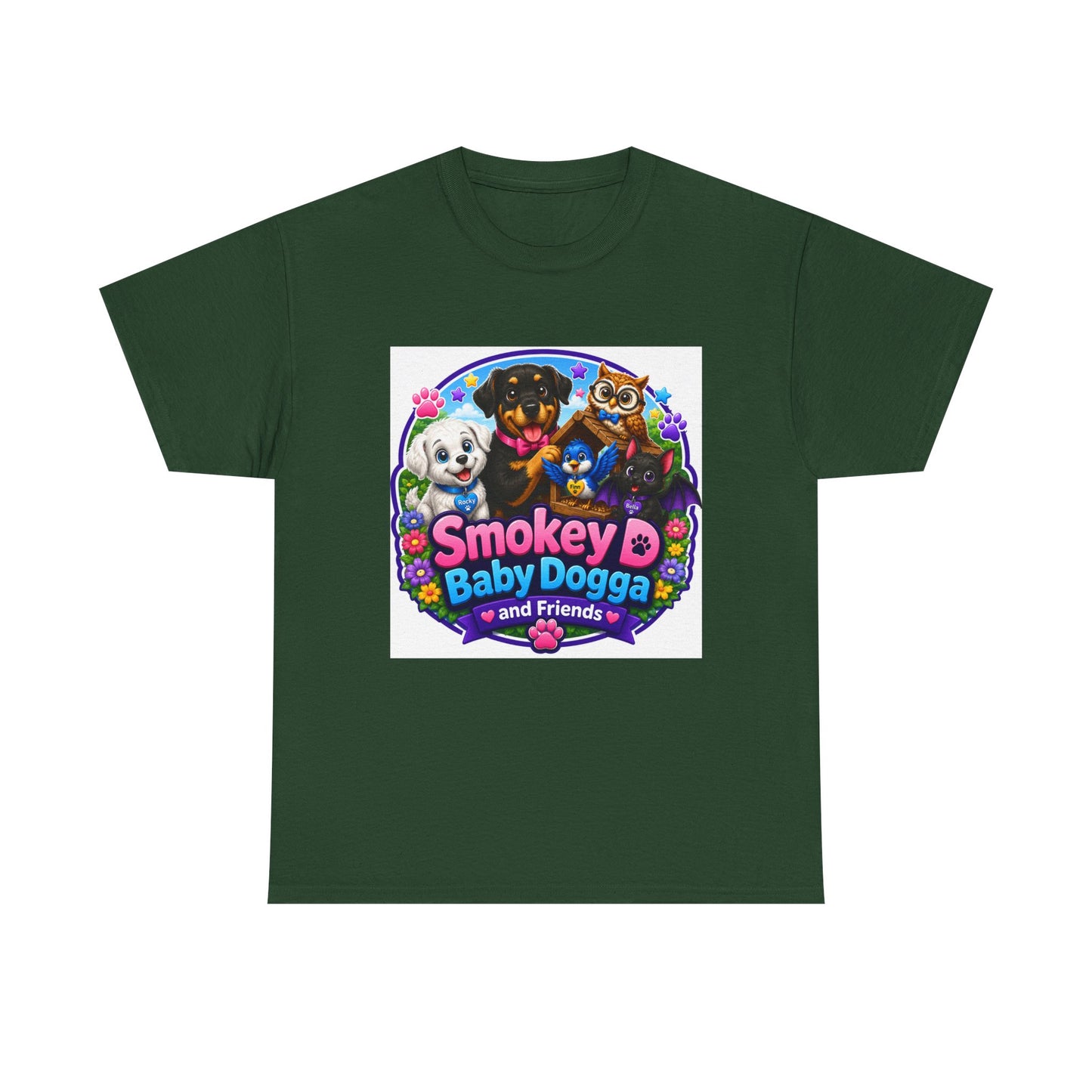 Smokey D Baby Dogga's Cooking Adventure T-Shirt – Gildan 5000 Heavy Cotton Tee
