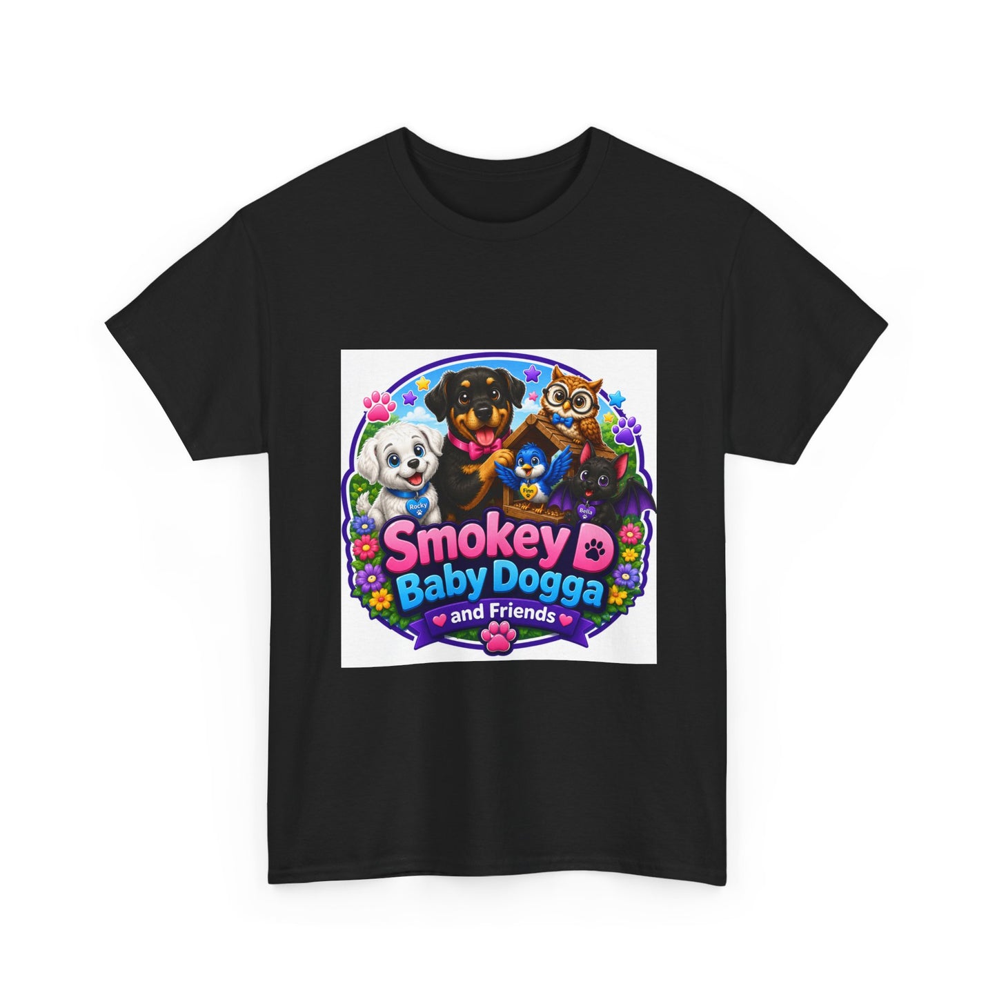 Smokey D Baby Dogga Awaits Mail Lady Ronnie T-Shirt – Gildan 5000 Heavy Cotton Tee