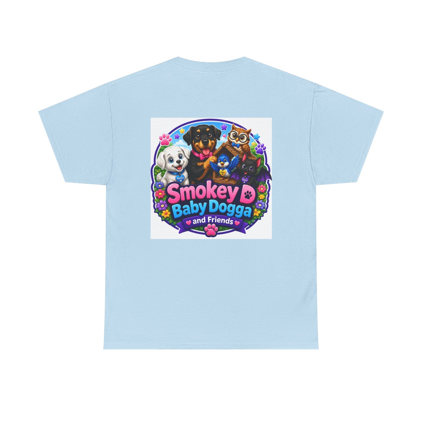 Smokey D Baby Dogga Polar Express Christmas T-Shirt – Gildan 5000 Heavy Cotton Tee