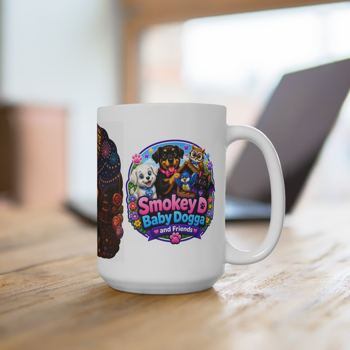 Smokey D Baby Dogga Chocolate Factory Adventure 15oz Mug