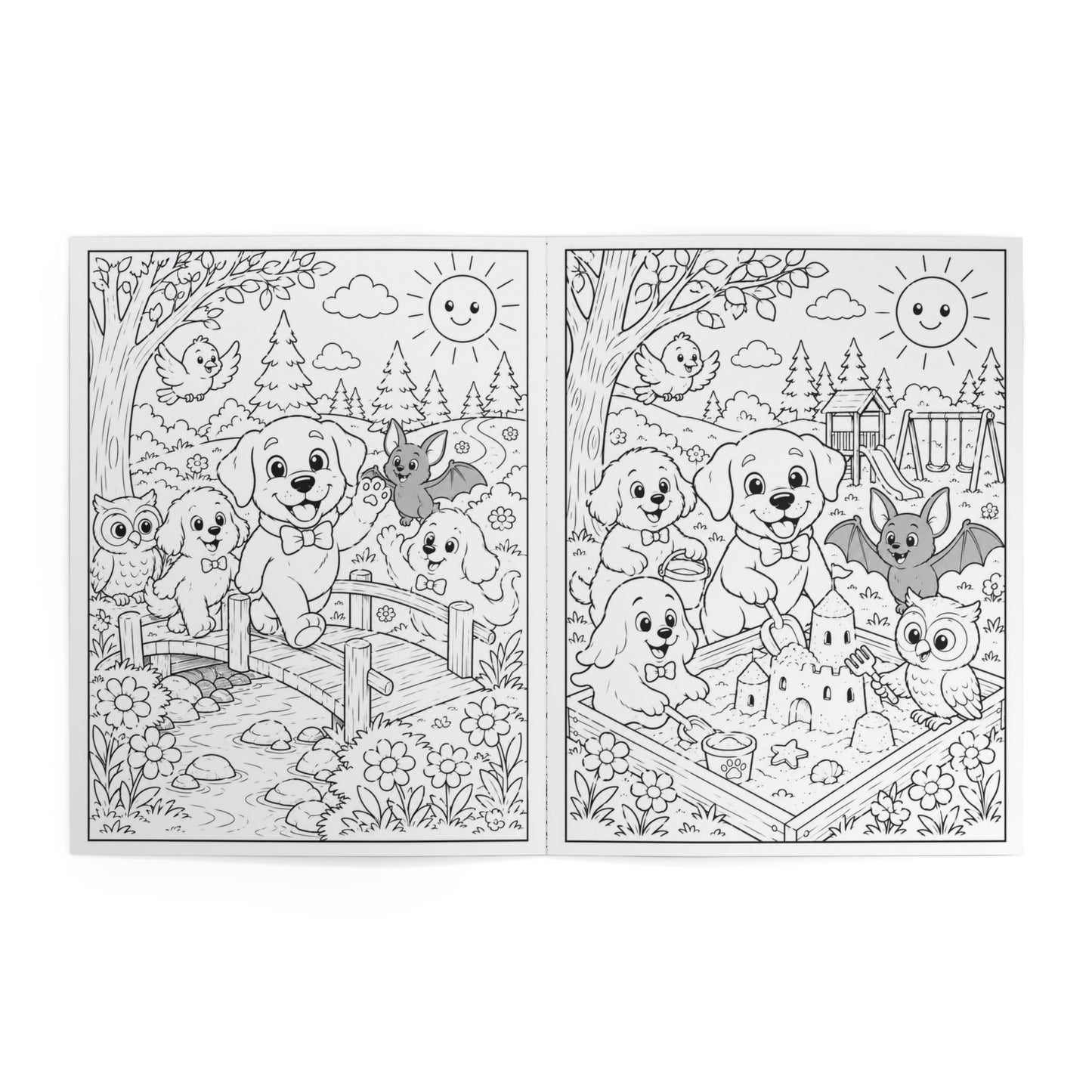 Smokey D Baby Dogga Coloring Book – 24 Fun Coloring Pages for Kids | Cute Puppy Adventure Coloring Book