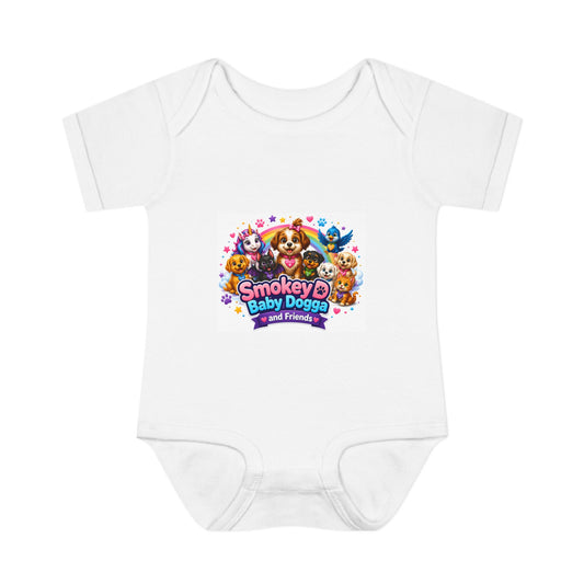 Smokey D Baby Dogga Bodysuit - Cute Puppy Friends Infant Onesie