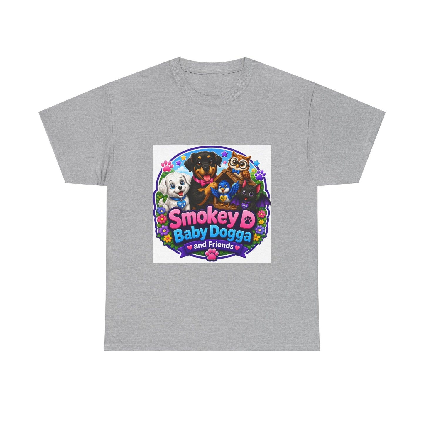 Smokey D Baby Dogga Awaits Mail Lady Ronnie T-Shirt – Gildan 5000 Heavy Cotton Tee
