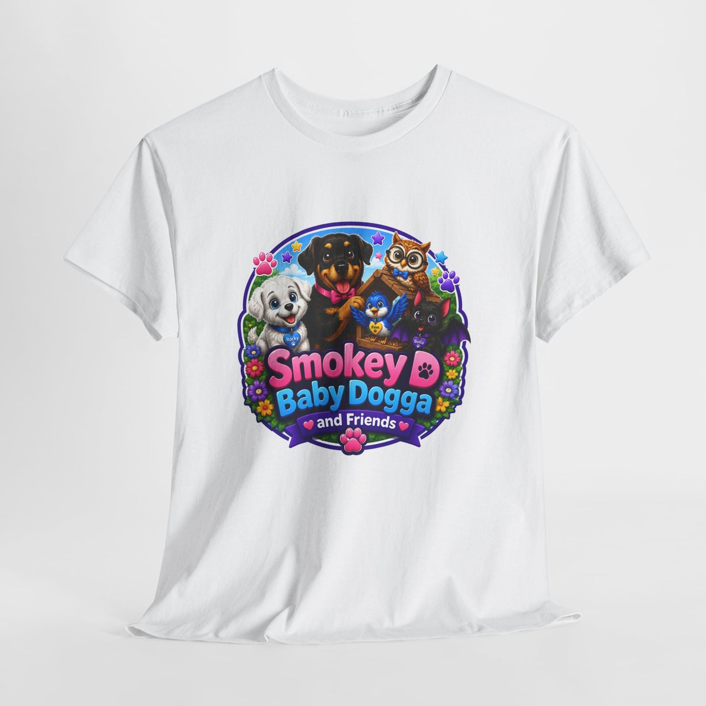 Smokey D Baby Dogga Moon Mission Unisex Heavy Cotton T-Shirt
