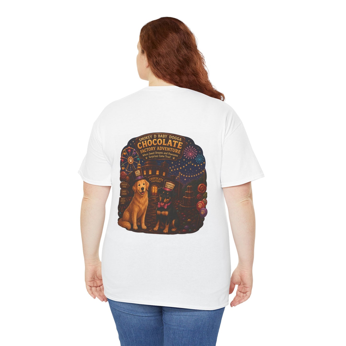 Smokey D Baby Dogga Chocolate Factory Unisex Heavy Cotton T-Shirt
