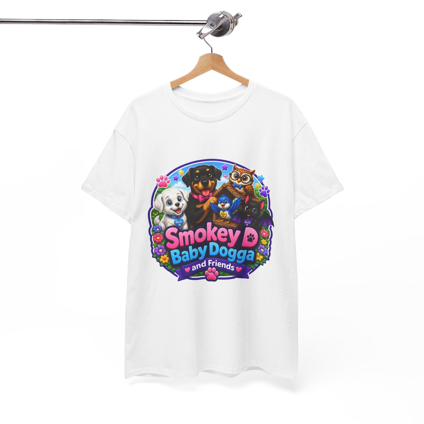 Smokey D Baby Dogga Moon Mission Unisex Heavy Cotton T-Shirt