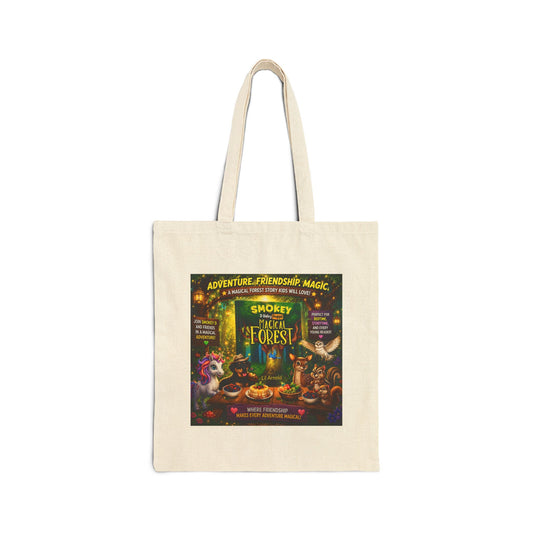 Smokey D Baby Dogga Magical Forest Cotton Canvas Tote Bag
