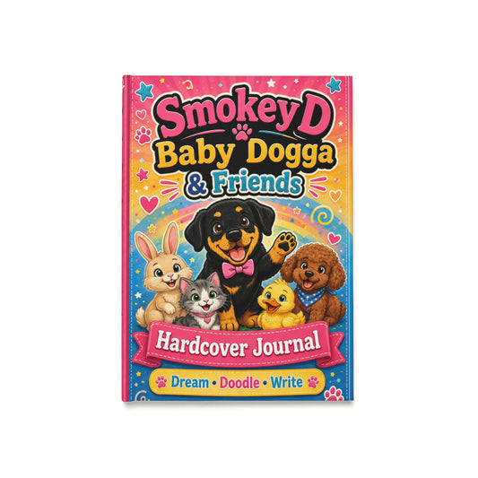 Smokey D Baby Dogga & Friends Hardcover Journal — Dream, Doodle, Write
