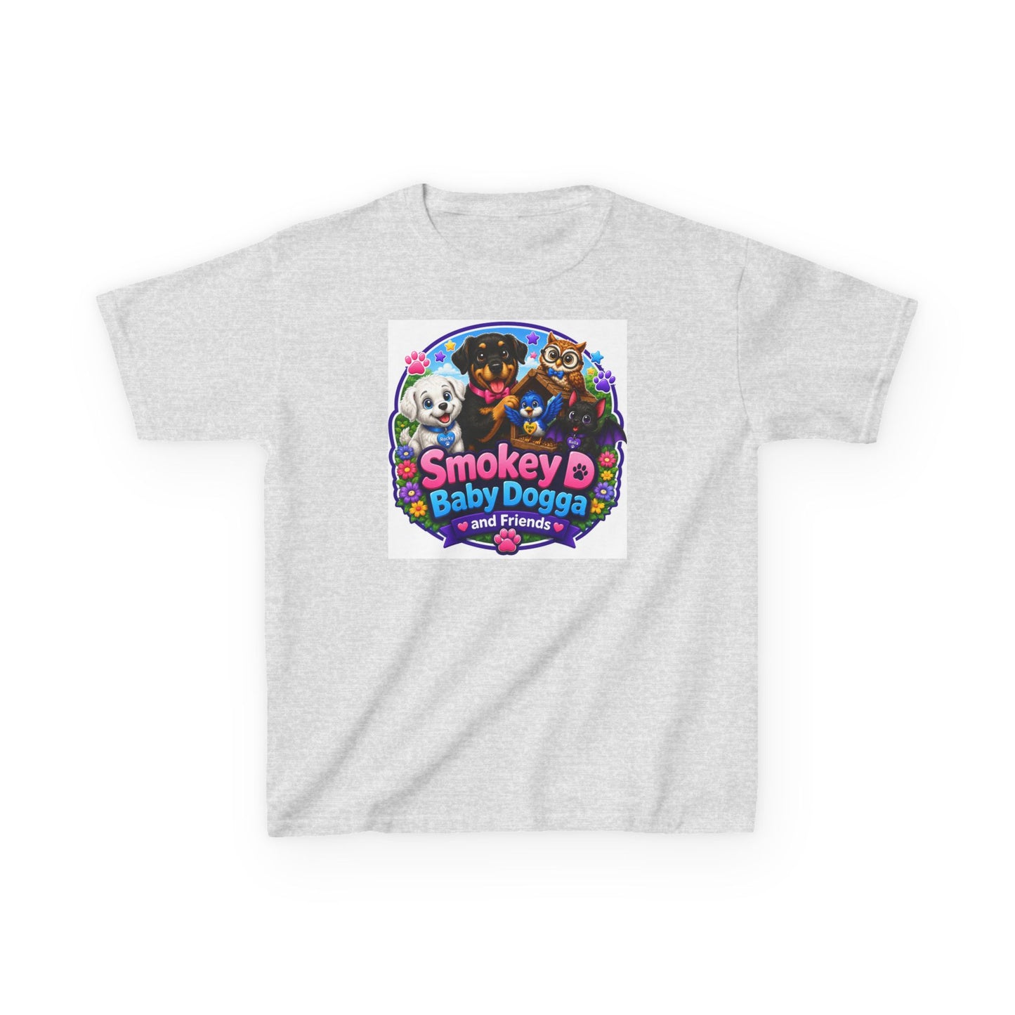 Smokey D Baby Dogga’s Lake Adventure Youth T-Shirt – Gildan 5000B Heavy Cotton Tee