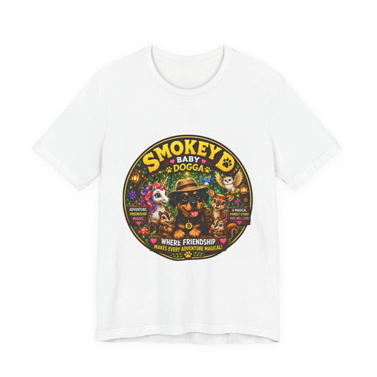 Smokey Baby Dogga Tee — Vintage Cartoon Animal Friendship Graphic T-Shirt