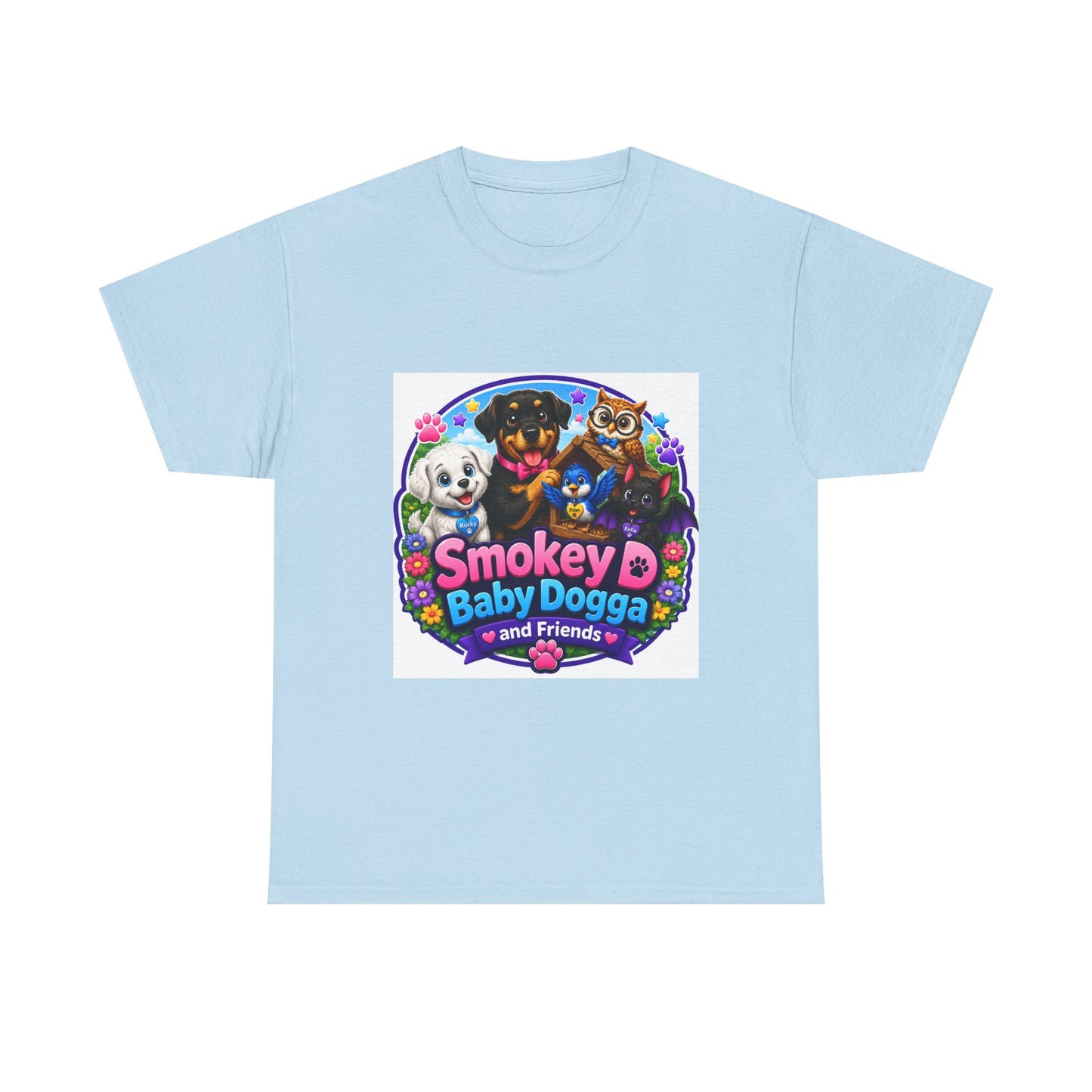 Smokey D Baby Dogga Awaits Mail Lady Ronnie T-Shirt – Gildan 5000 Heavy Cotton Tee