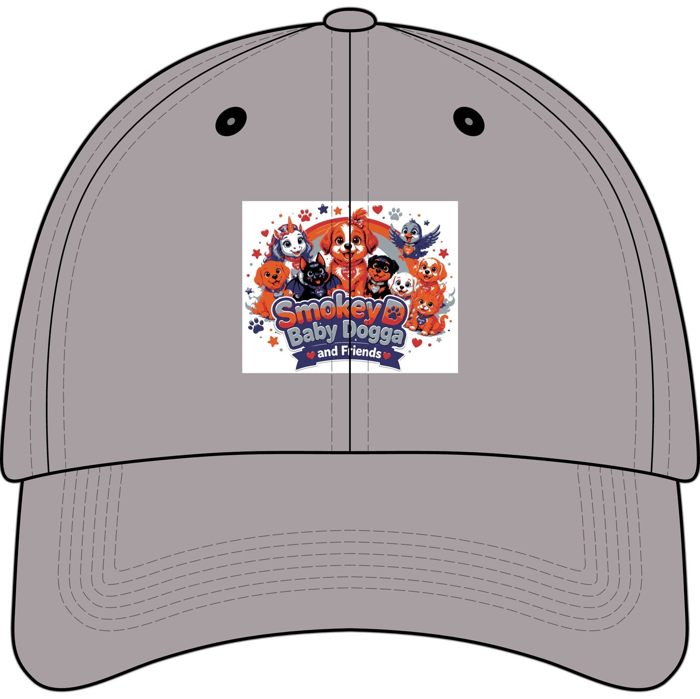 Smokey D Baby Dogga & Friends Embroidered Youth Baseball Cap –  Character Adventure Hat