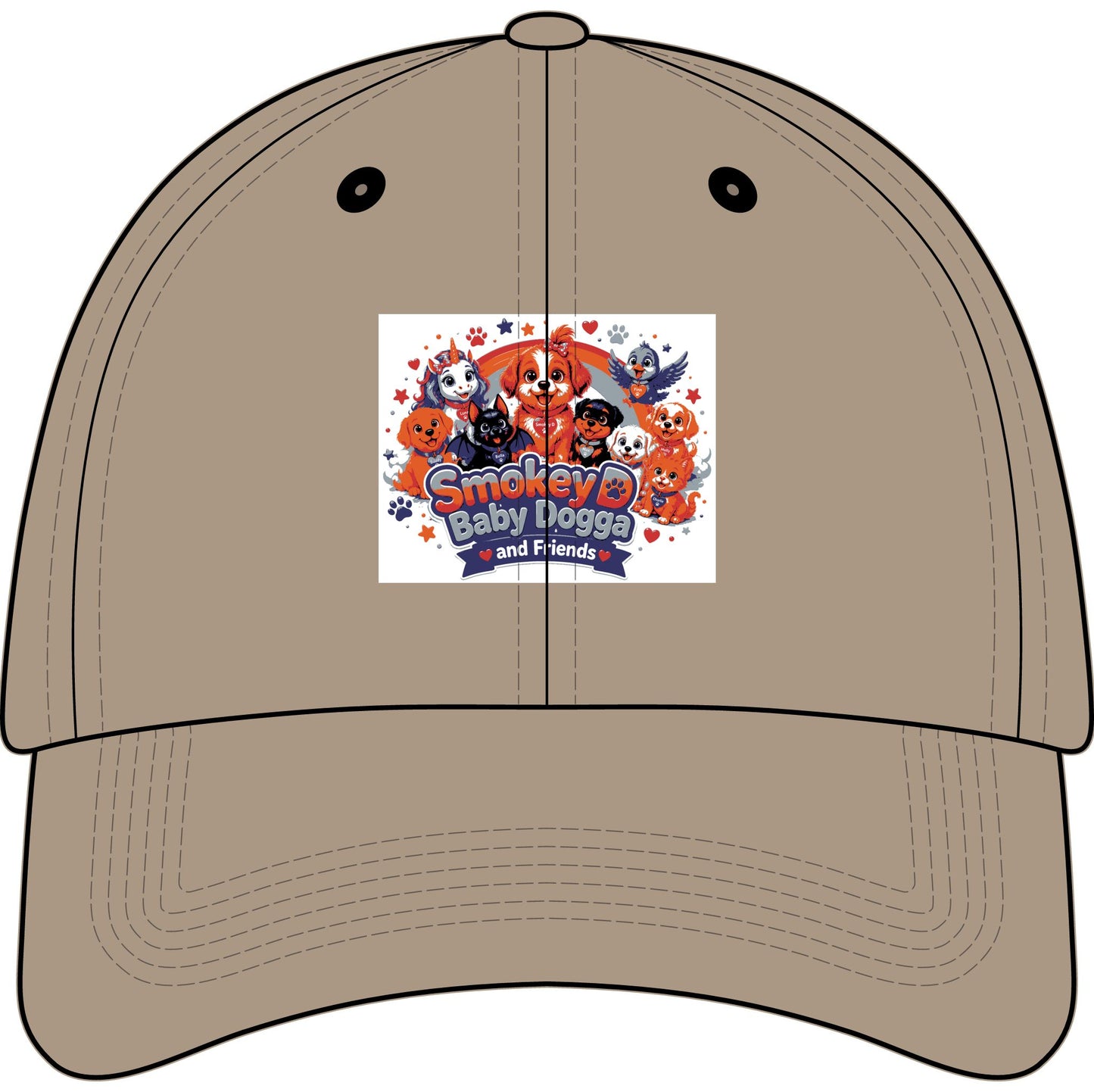 Smokey D Baby Dogga & Friends Embroidered Youth Baseball Cap –  Character Adventure Hat