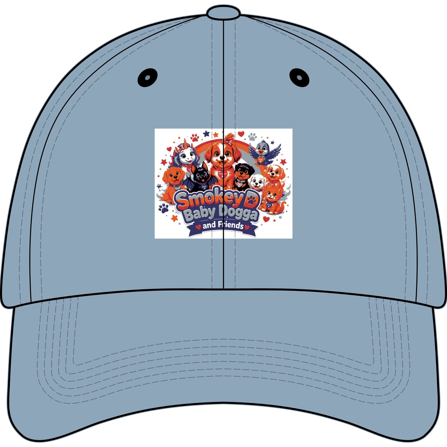 Smokey D Baby Dogga & Friends Embroidered Youth Baseball Cap –  Character Adventure Hat